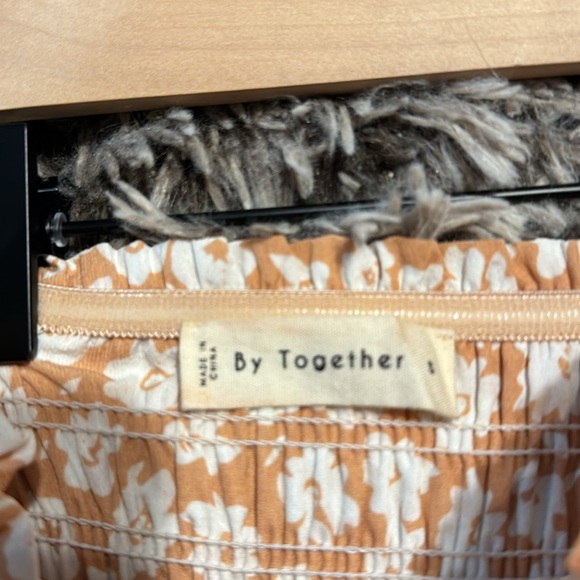 Make an offer! By Together tiered ruffle skirt in creamy orange Sizes Sm/M - Picture 5 of 6